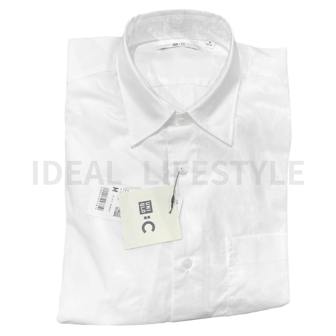 UNIQLO :C Broadcloth Shirt S-4XL Oversized Long-Sleeve Cotton Men 482453 NWT