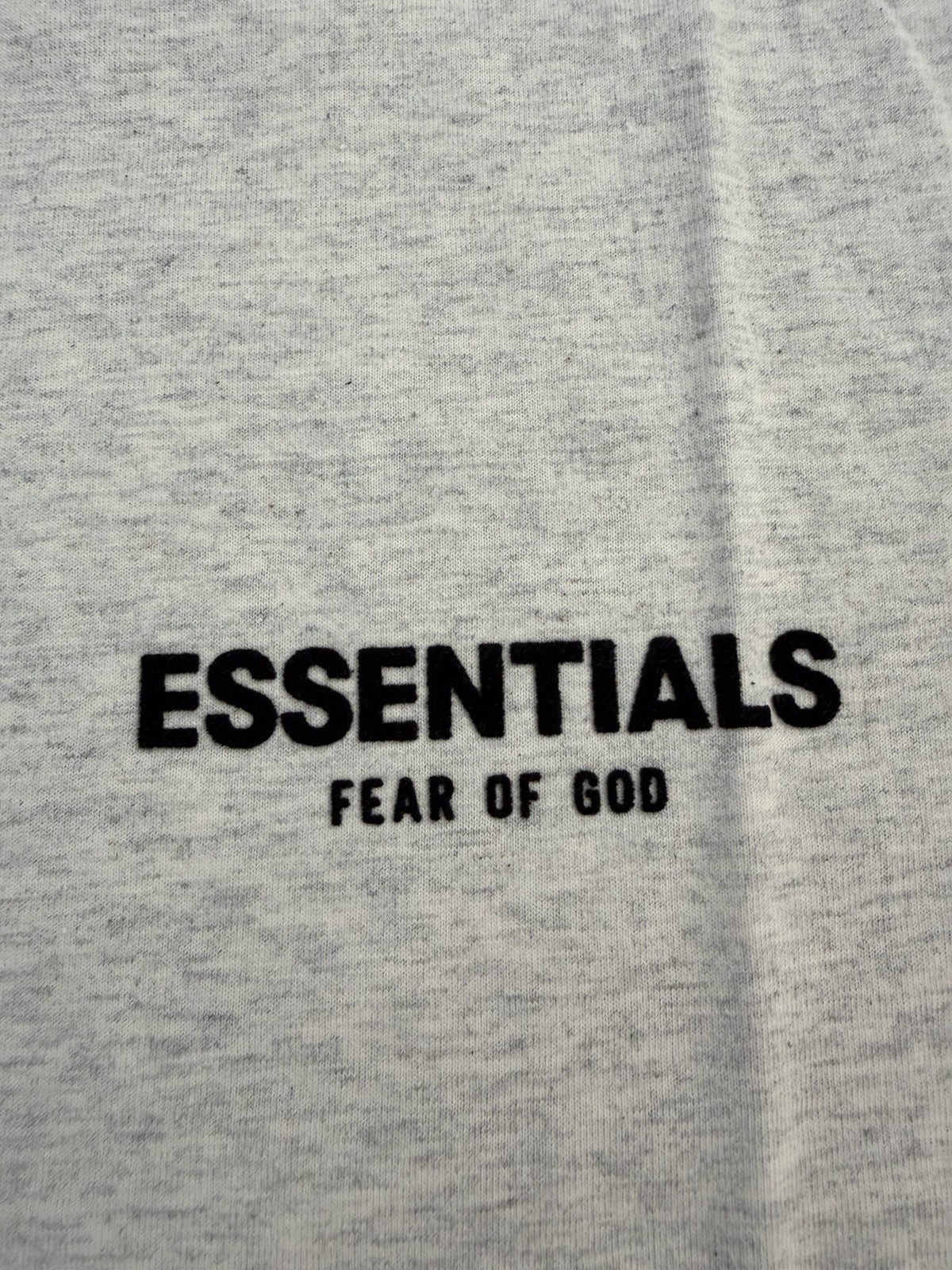 Essentials Fear of God ESSENTIALS Men’s Gray Logo Crew Neck Tee L