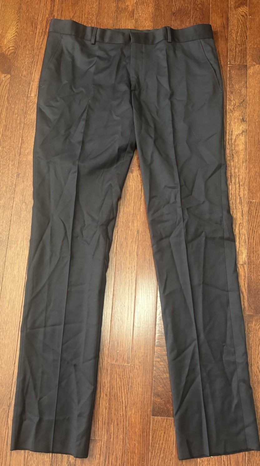 Hermes uniform suit pants Navy Blue European 48 38×36 NWOT