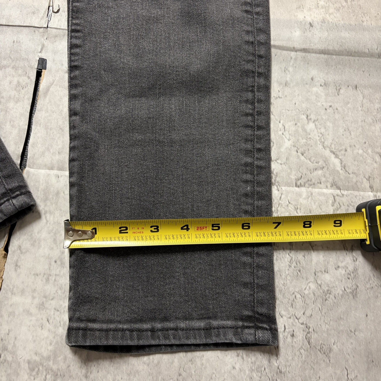 American Eagle Outfitters Airflex+ Jeans Mens 33×34 Black Denim Slim Straight