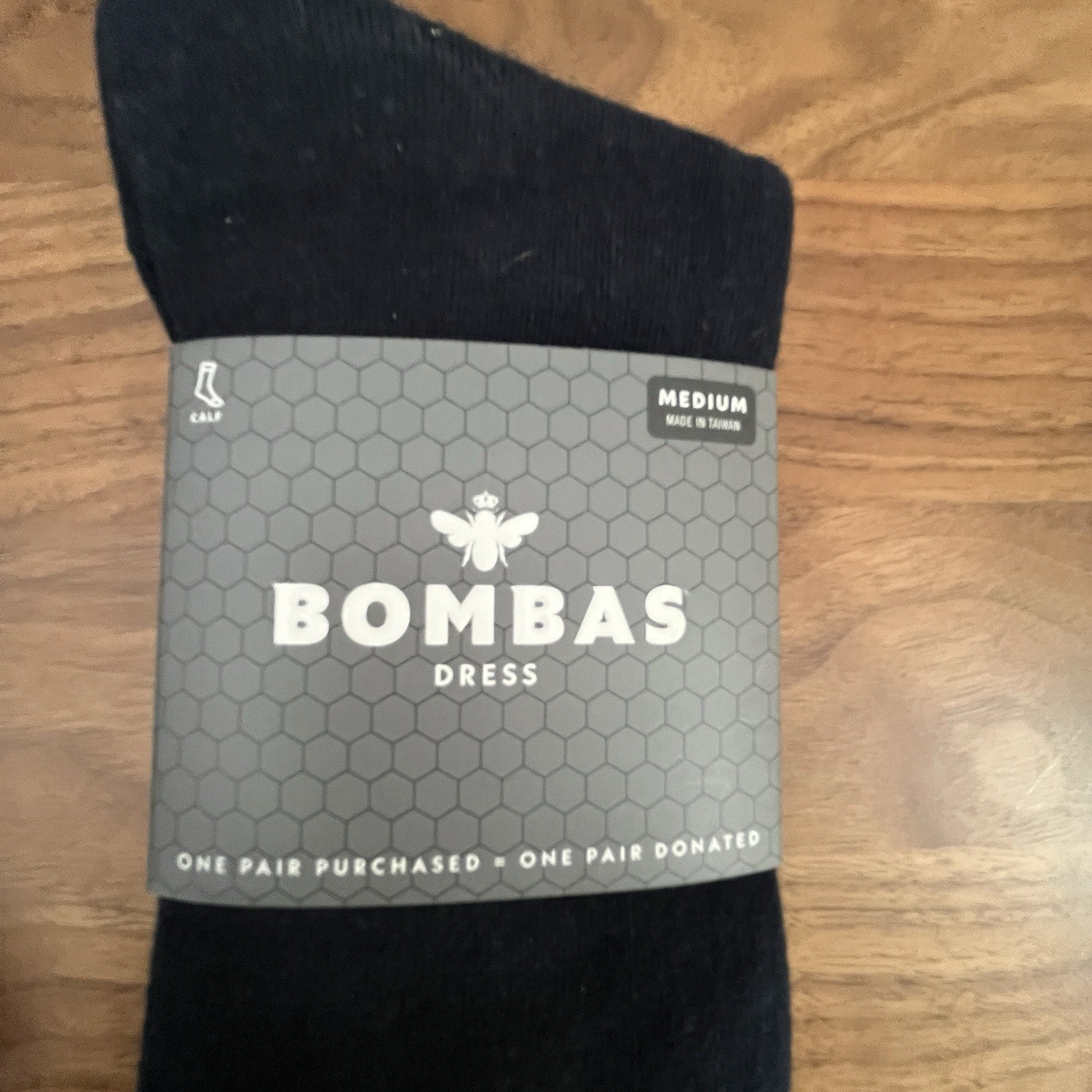 Bombas Original Men’s Calf Socks Medium 5 Pack Black, Navy, And Gray NEW