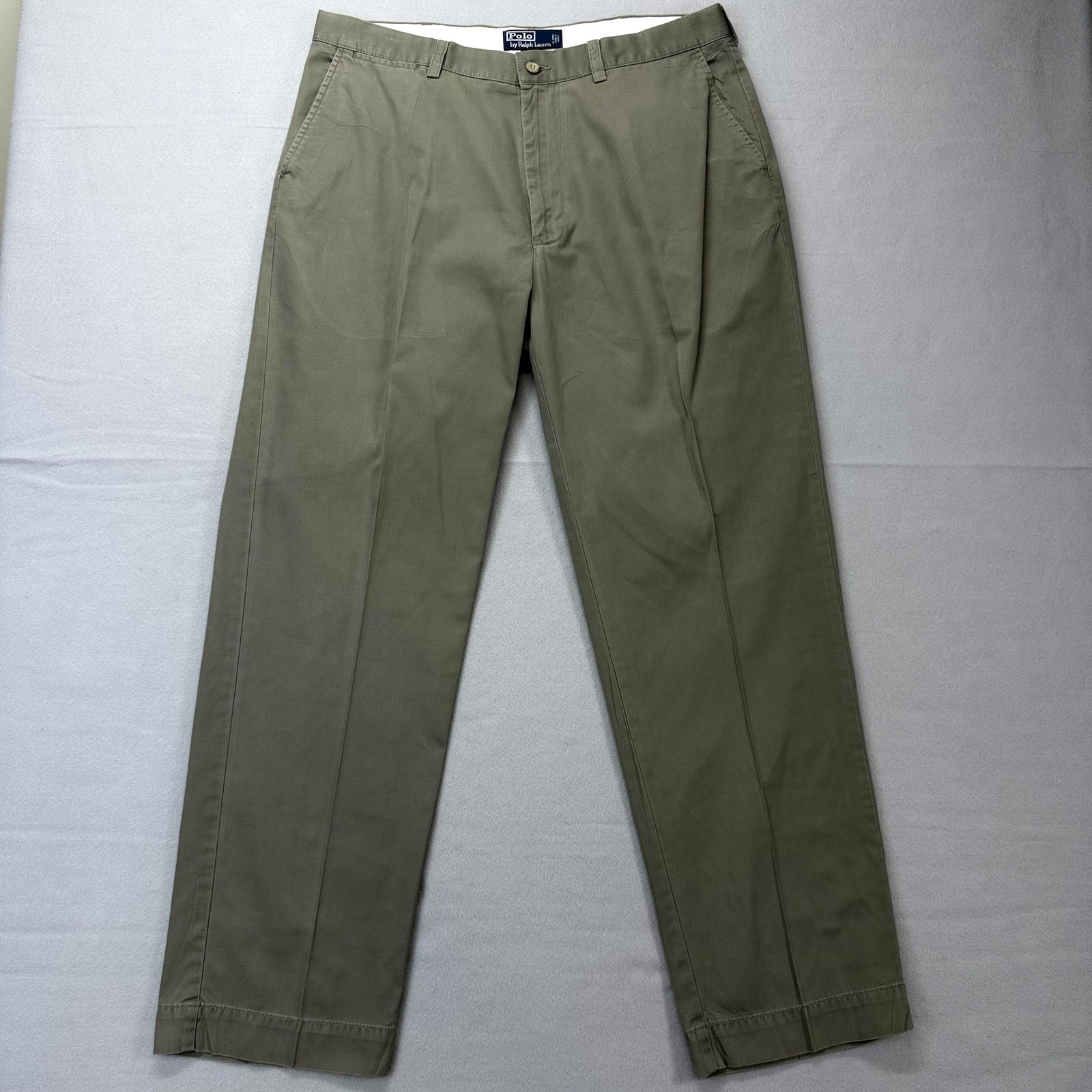 Polo Ralph Lauren Prospect Pants Mens 36×30 Green 100% Cotton Chino Casual