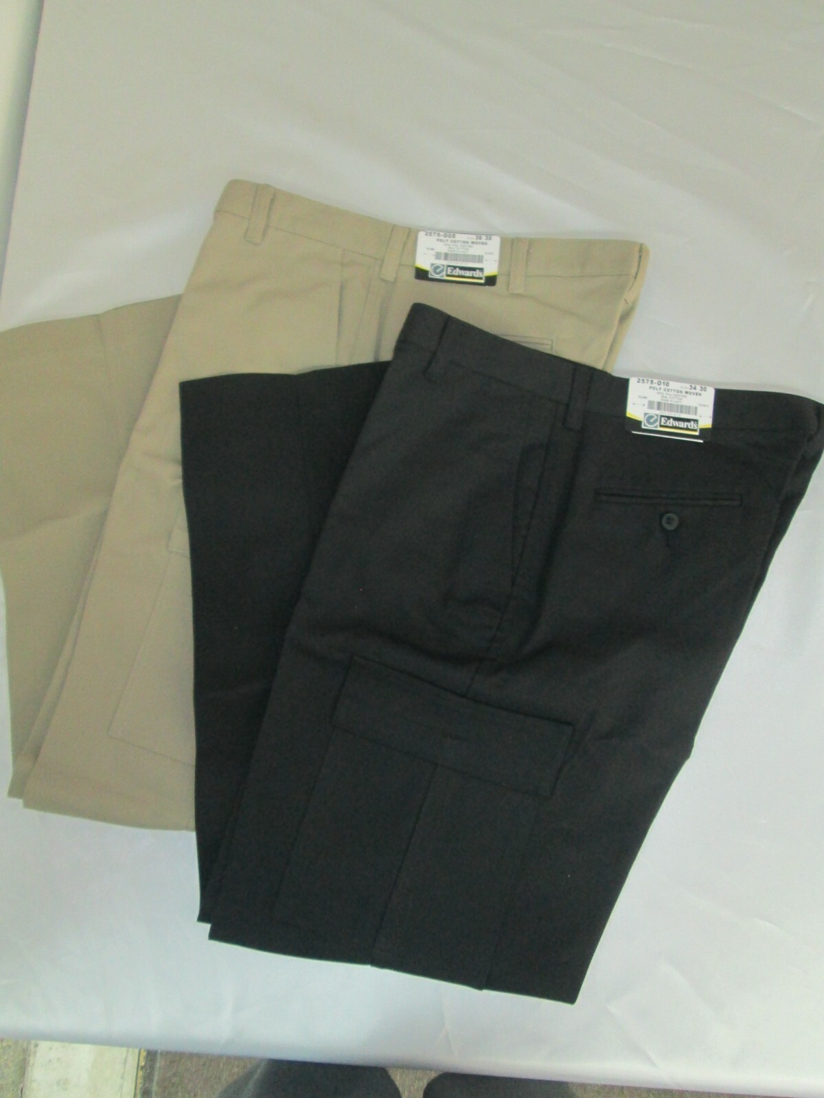 Men Pants cargo blue black khaki 30 32 34 36 38 40 42 44 46 54 56 Edwards 2575