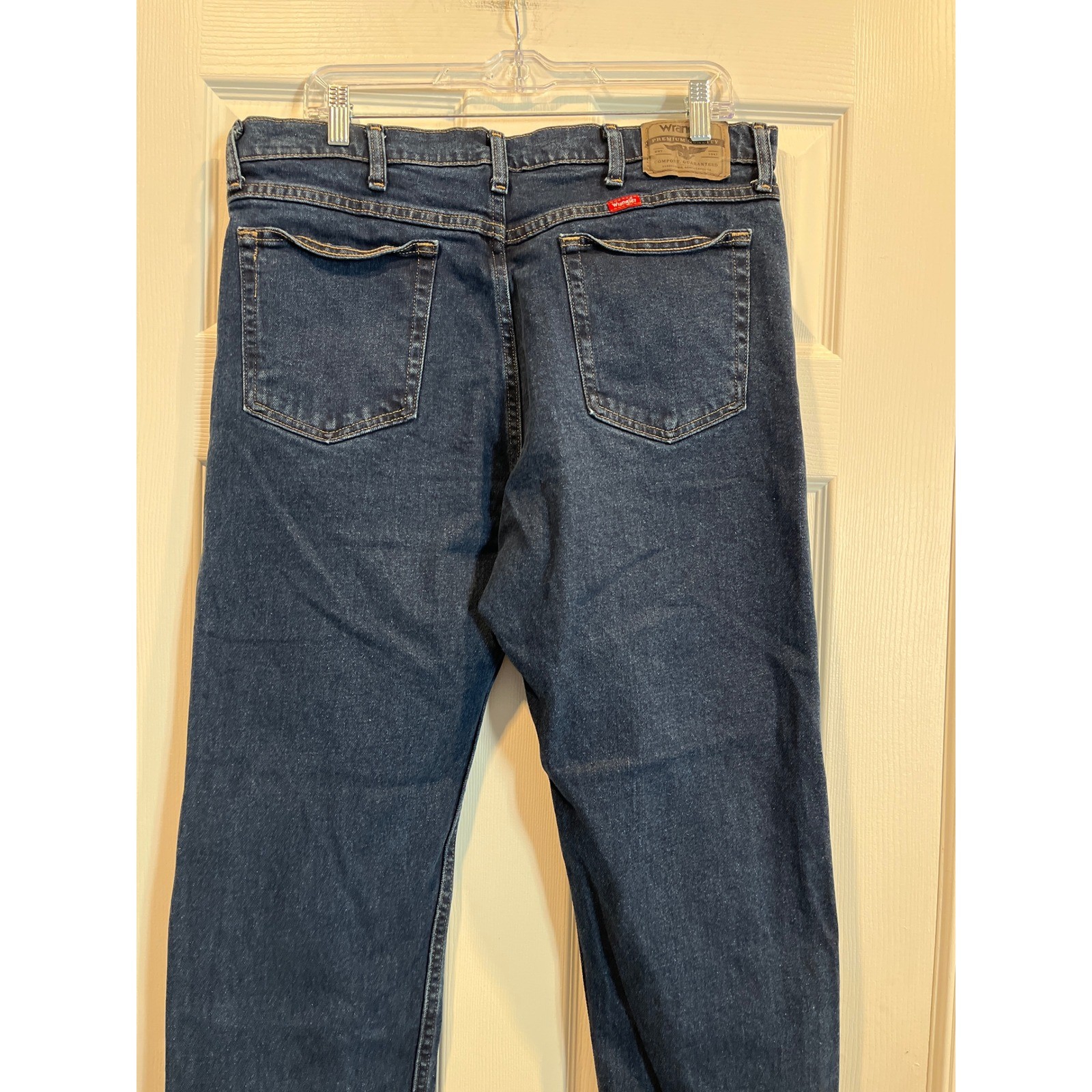 Wrangler Premium Quality Mens Comfort Jeans Dark Wash 36×29 1096FXVMF