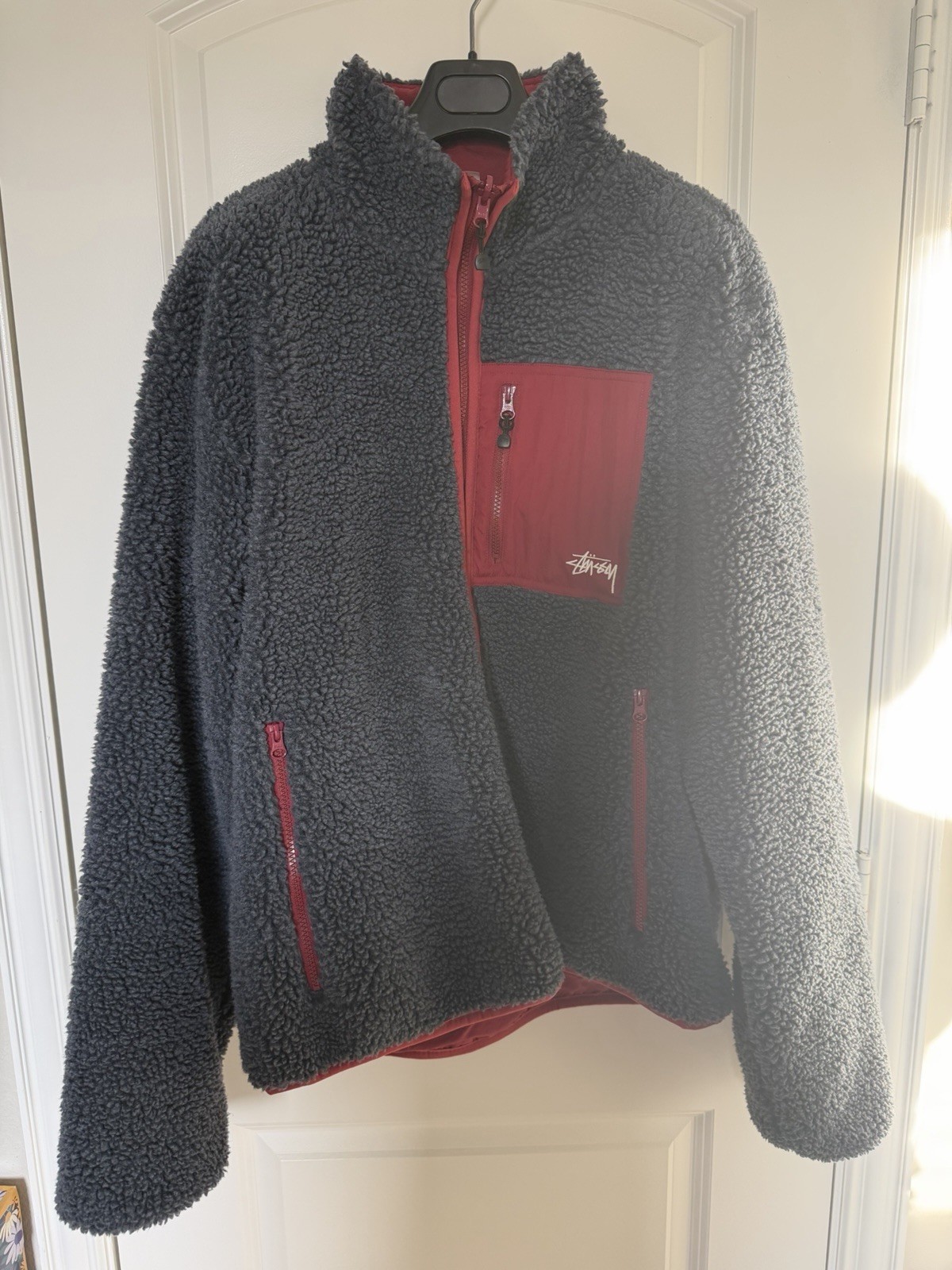 Stussy SHERPA REVERSIBLE JACKET XXL