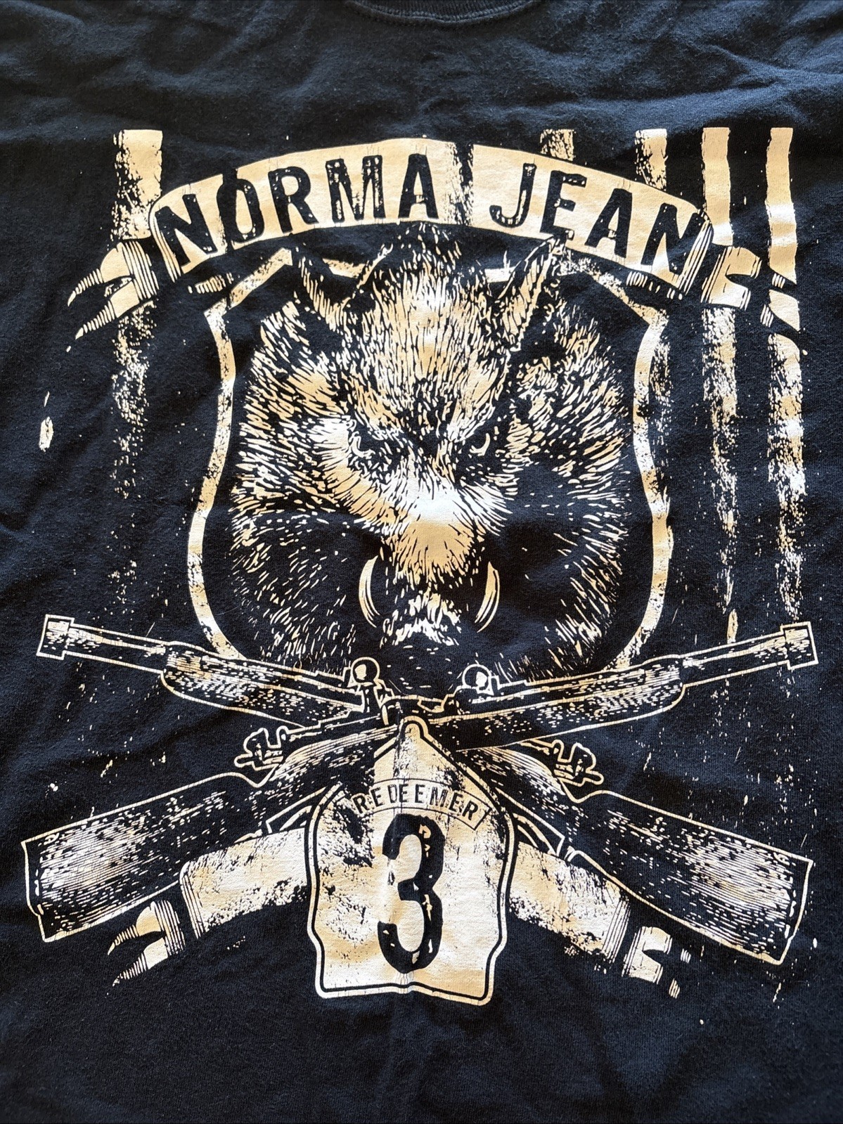 VTG Y2K Norma Jean Redeemer Support Southern Rock Shirt XL Solid State Metalcore