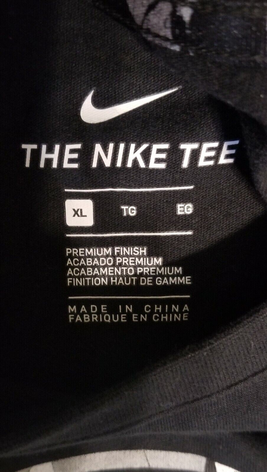SZ XL COOL Nike Air 4 Tee IV SportWear Black/White Crewneck T-Shirt 834581-010