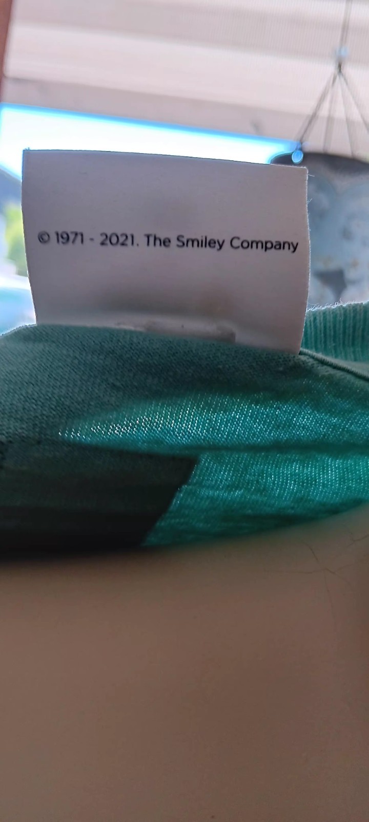 Smiley Face Tee H&M/The Original Smiley Face Co. Mens XL Mint Green