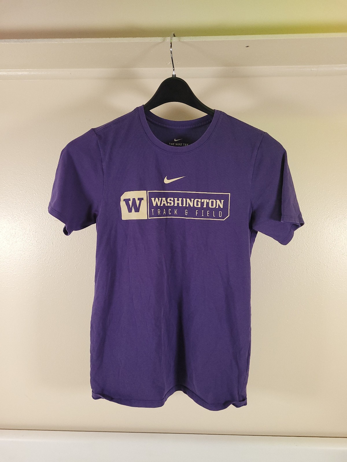 nike University of washington track and field shirt mens small UW sports