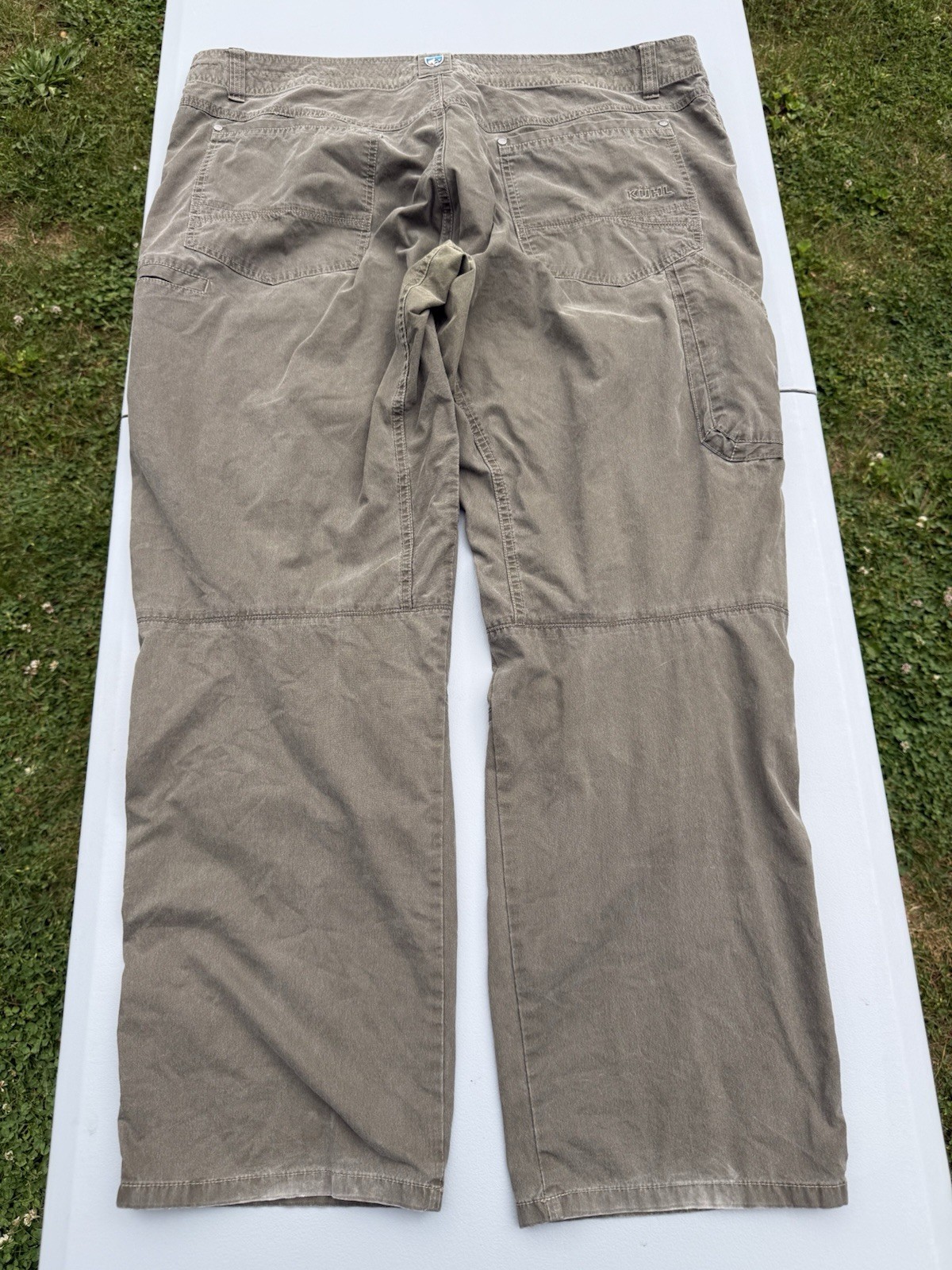 KÜHL Revolvr Men’s Brown Canvas Cotton Pants Straight Leg 5-Pocket 42W
