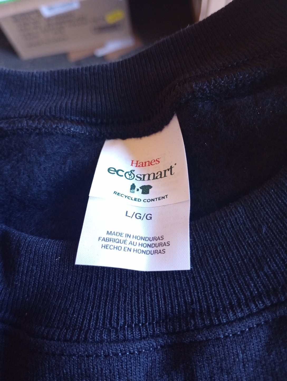 hanes ecosmart large sweatshirt 10b