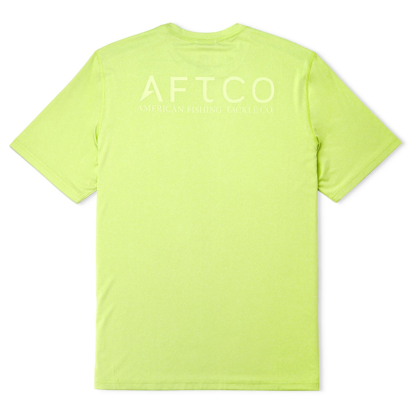 AFTCO Samurai 2 Short-Sleeve T-Shirt – Anemone Green Heather – Large NWT