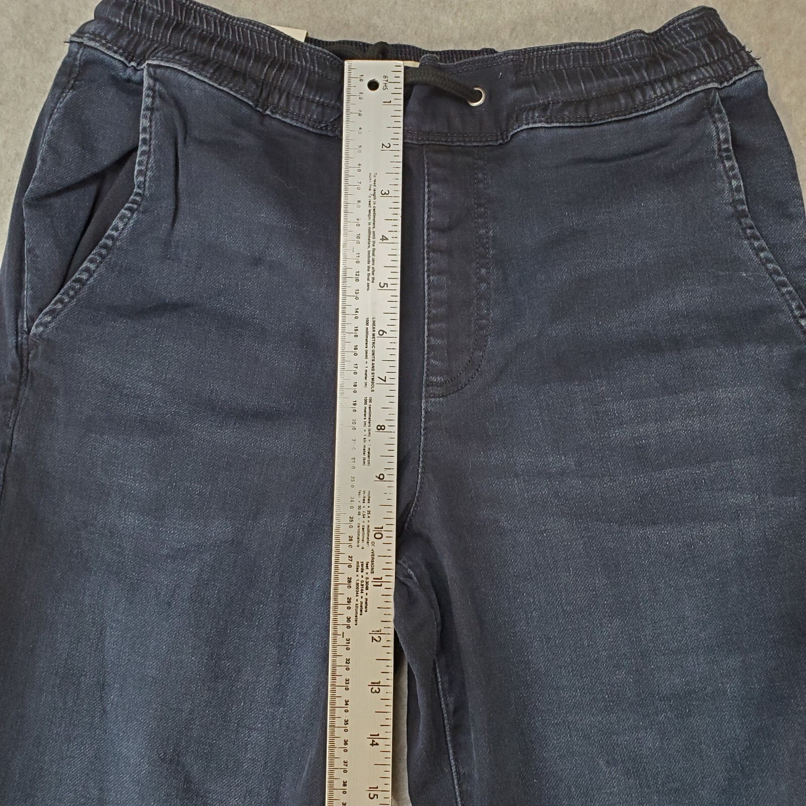 WARP + WEFT Denim CBG Cambridge Weston Joggers Dark Wash Pockets Men’s 30 NWT