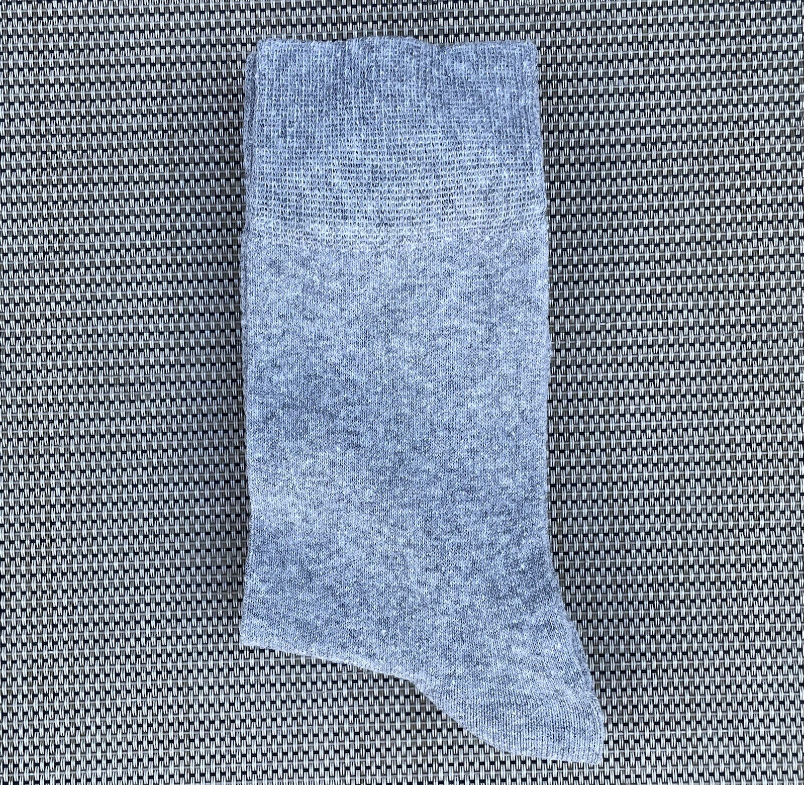 NWOT Hugh Ugoli Men’s Gray Grey Dress Crew Socks One Pair Cotton Blend Size 8-10