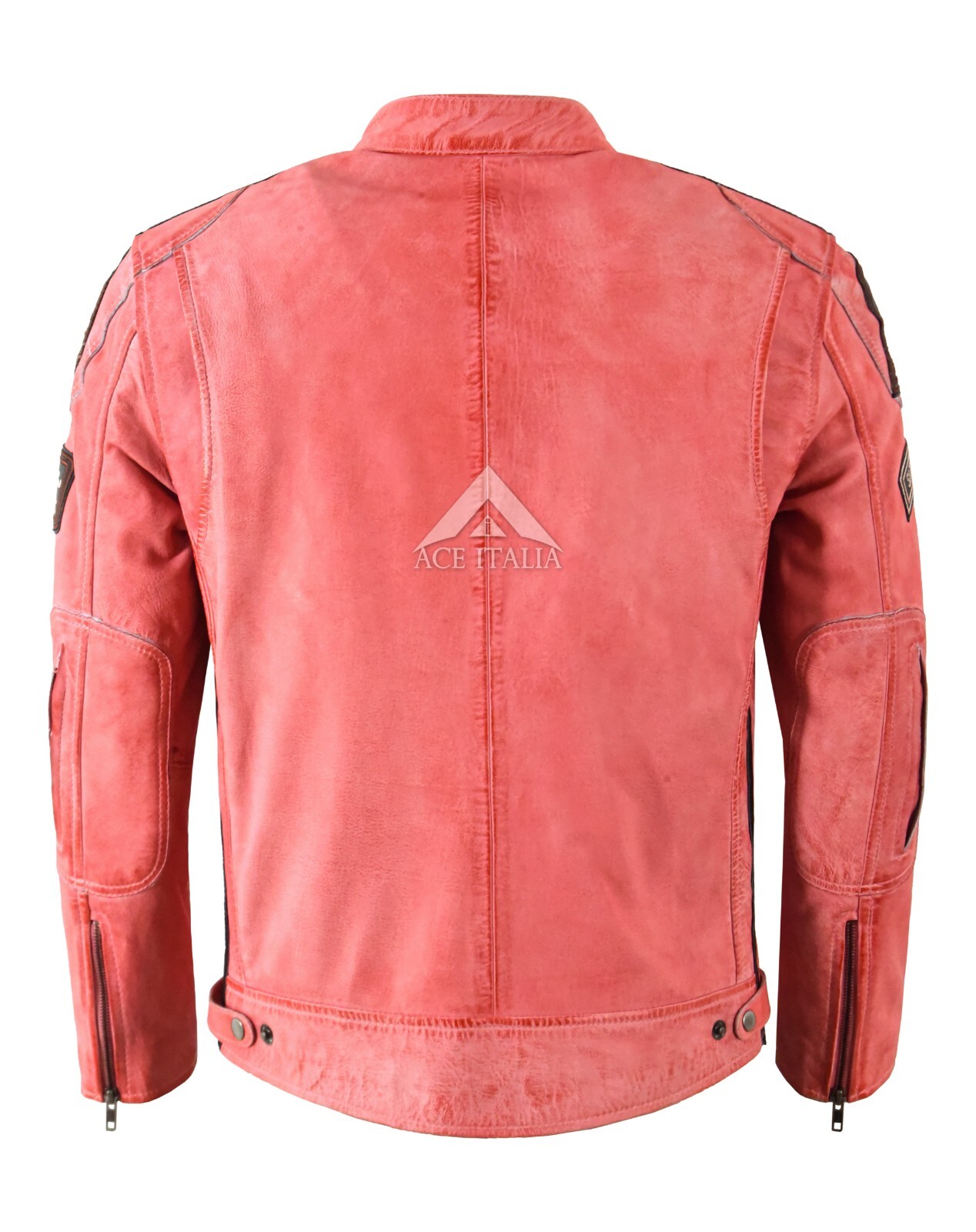 SIZMA Men’s Leather Jacket Classic Motorcycle Fashion Real Lambskin Leather 5011