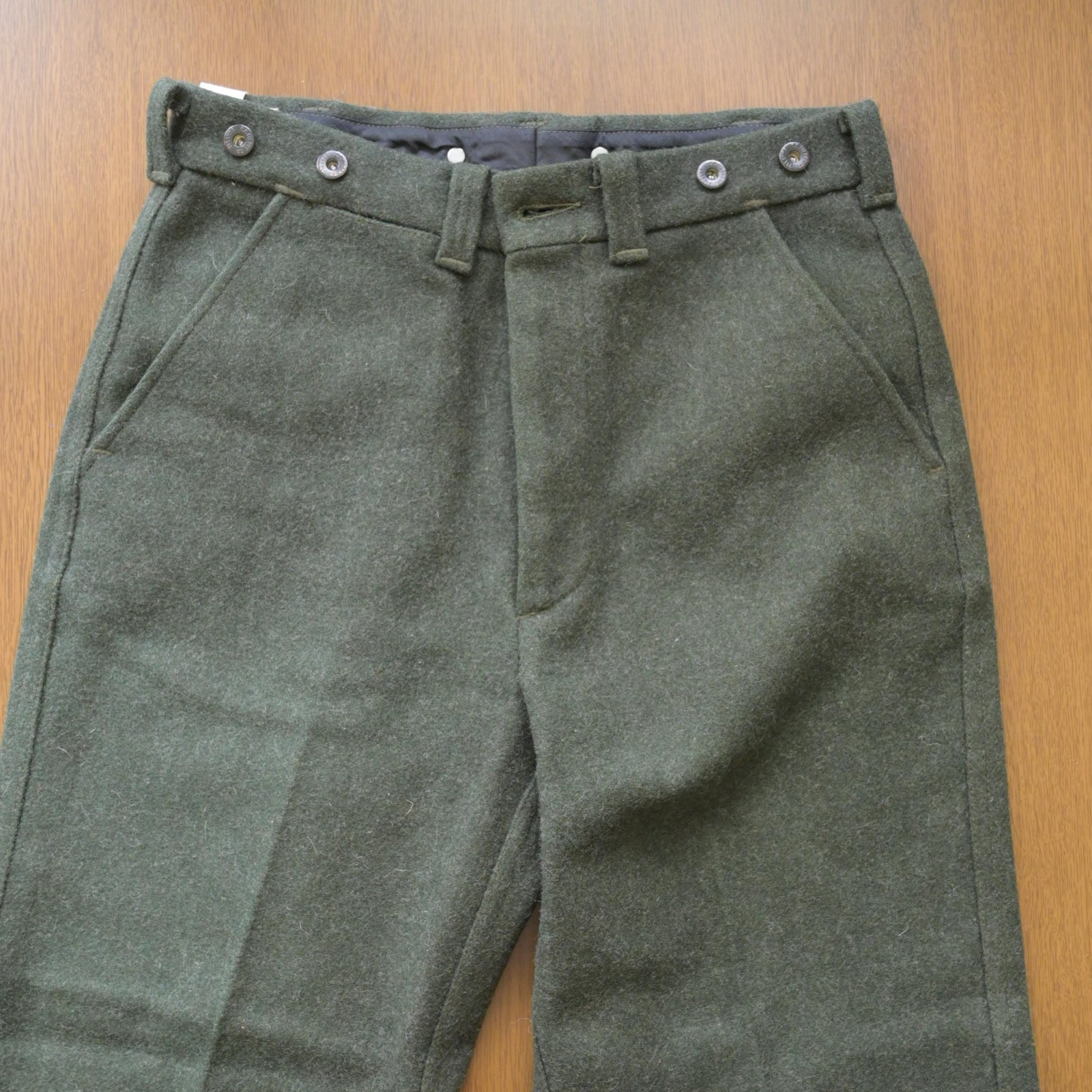 Filson Mackinaw Wool Type 89 Pants, Green, 32×28 (wears like 32×30)
