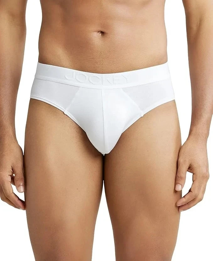 Jockey IC24 Mens Tencel Micro Modal Cotton Elastane Stretch Solid Brief AllColor