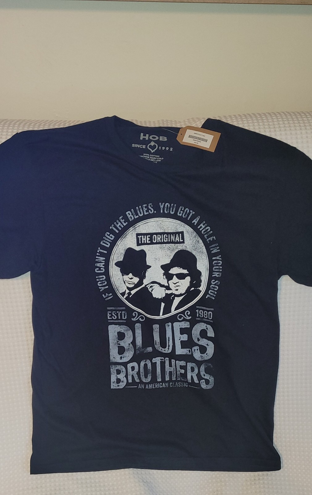 Blues Brothers House Of Blues Shirt Mens Sz large Black 1980 Movie Promo Shirt