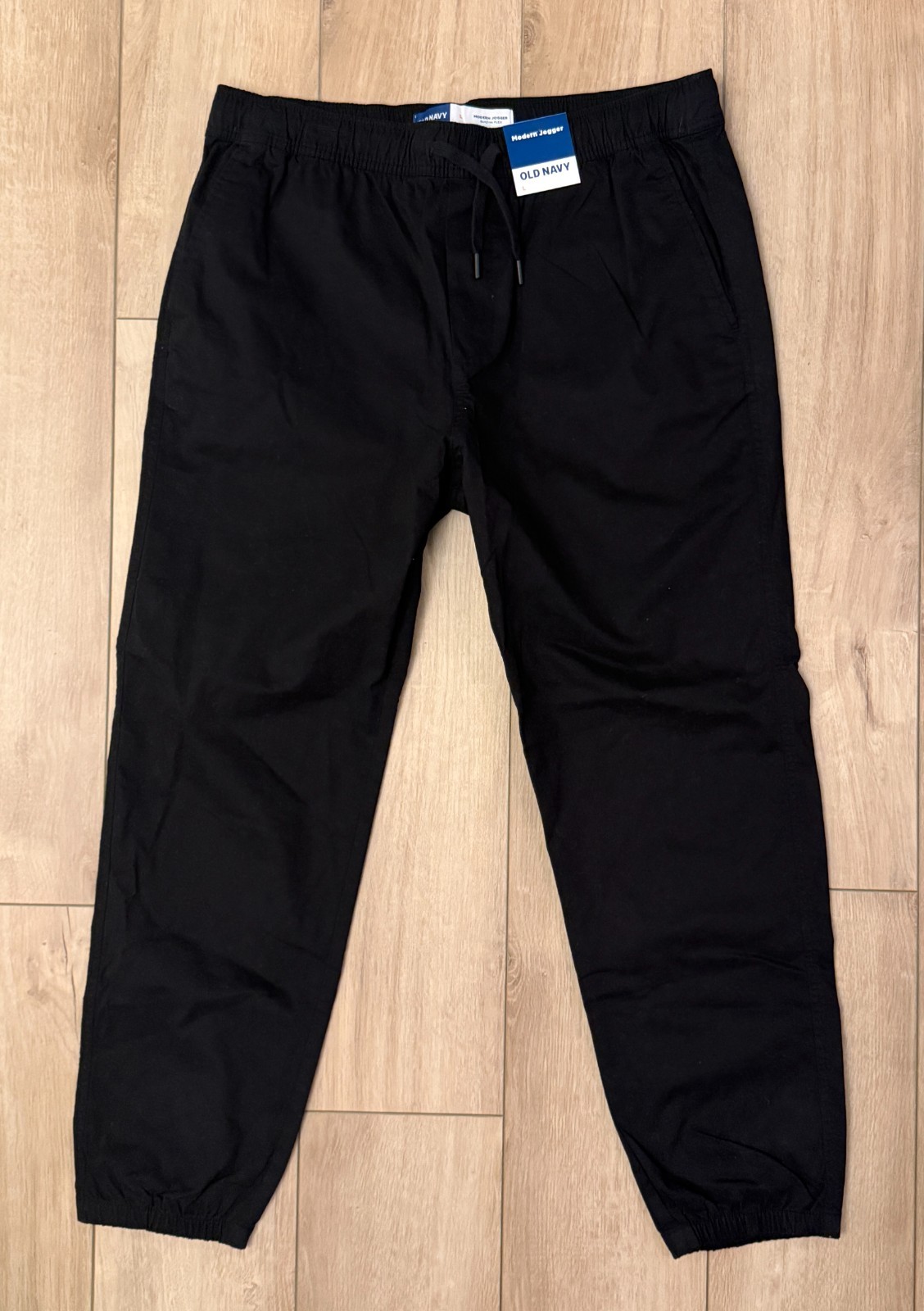 Old Navy Built-in Flex Modern Jogger Pants-Men’s L-Black Jack-Hybrid-NWT