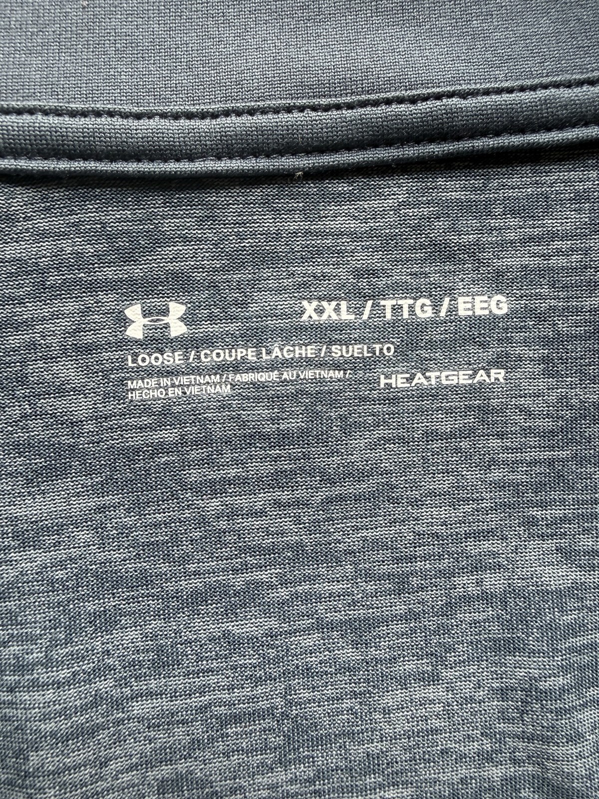 Under Armour HeatGear Men’s Gray XXL 1/4 Zip Loose Fit Long Sleeve Pullover
