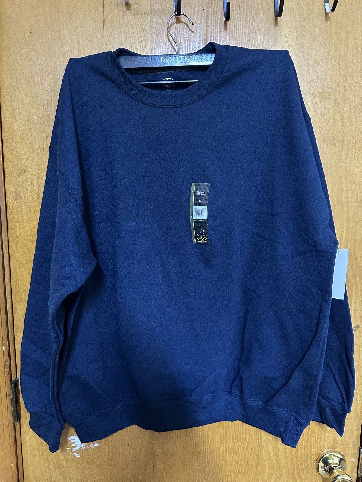 Athletic Works Fleece Crewneck Sweatshirt, Mens Size XL