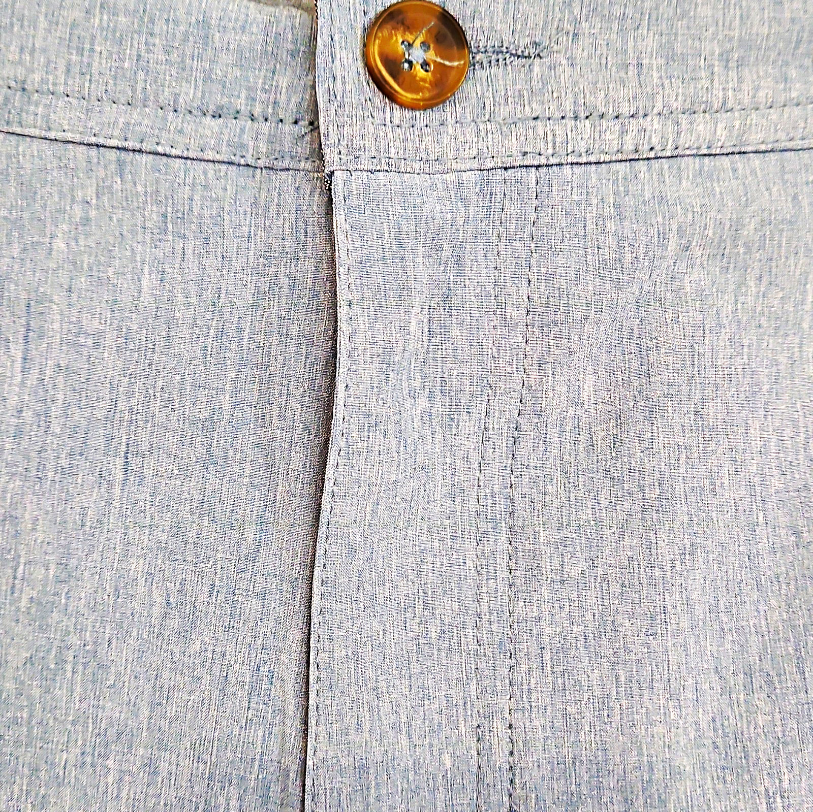 O’Neill Hybrid Blue Chino Shorts Stretch Standard Fit Straight Leg Size 36