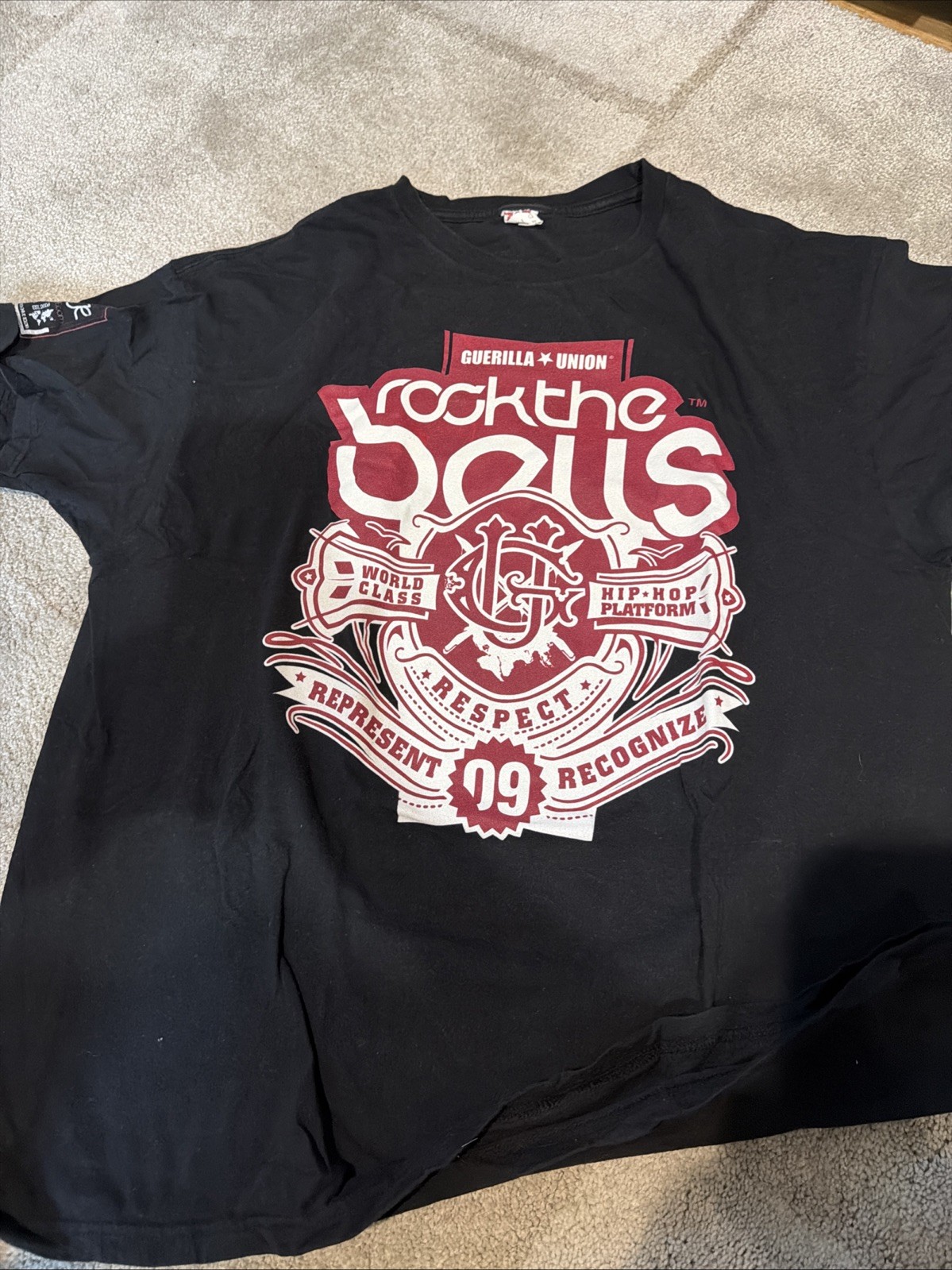 Rock The Bells 2009 T Shirt XL Nas Ice Cube Wu Tang Hip Hop Festival Tee