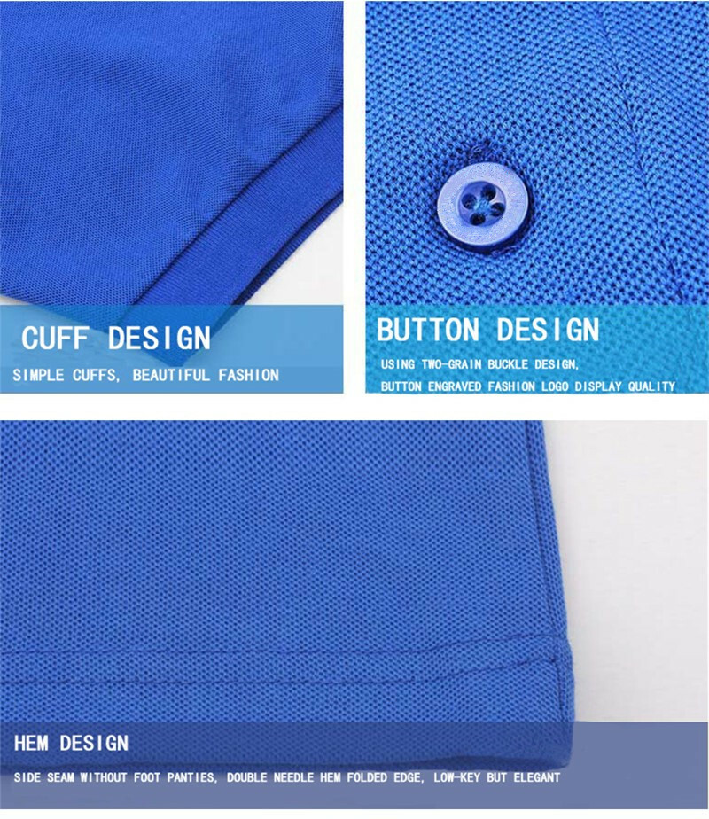 Men’s Polo Shirt Golf Sports Plain Casual New Cotton Jersey T Shirt Short Sleeve
