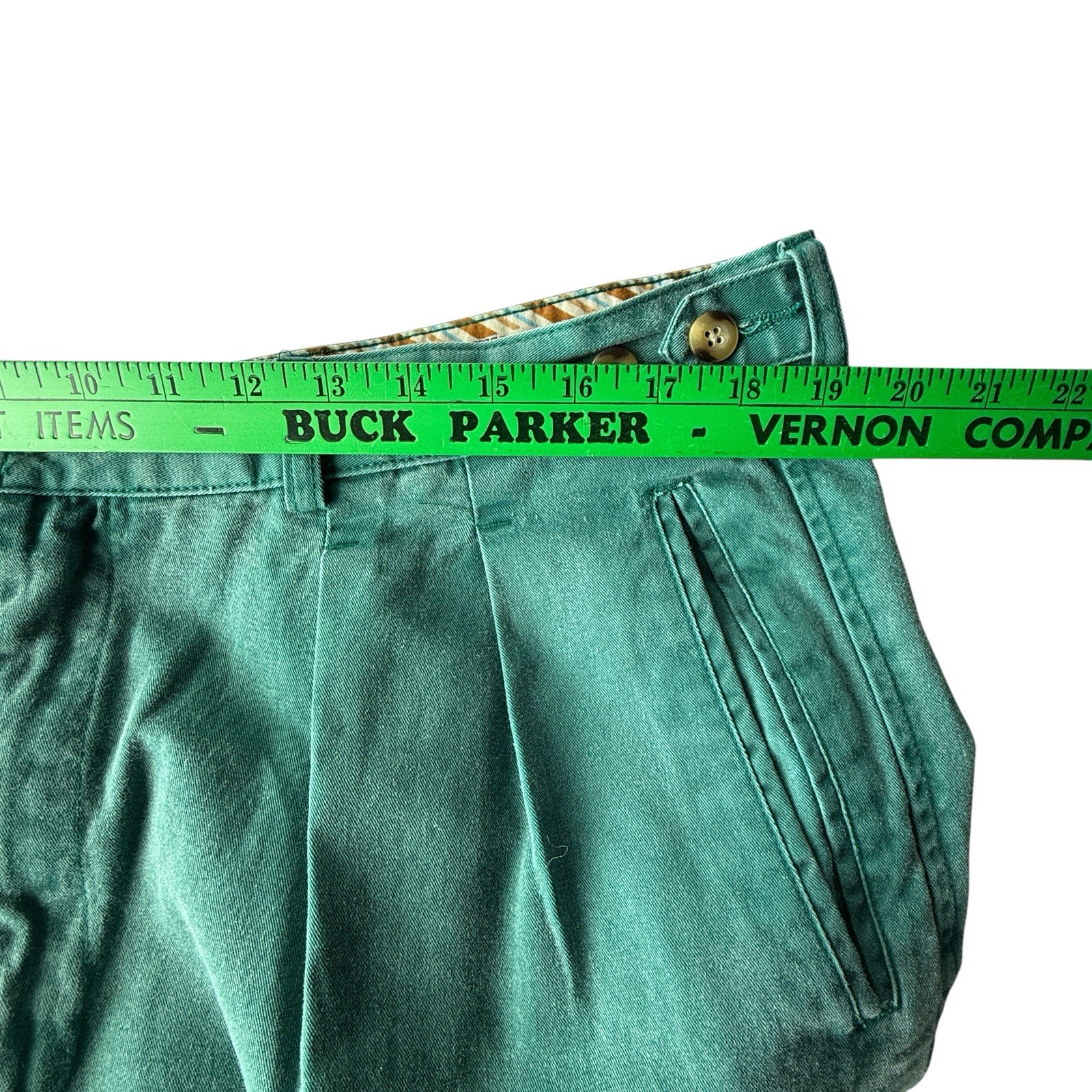 Vintage 90s Arcadia Rustic Simplicity Green Straight Leg Pants Sz 38 x 34 B-20