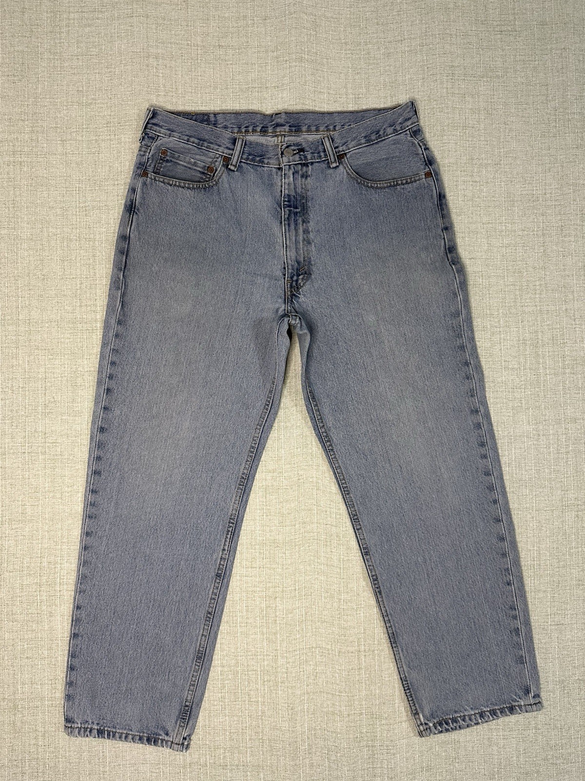 Levi’s 550 Relaxed Fit Medium Blue 100% Cotton Denim Jeans Men’s 36X30