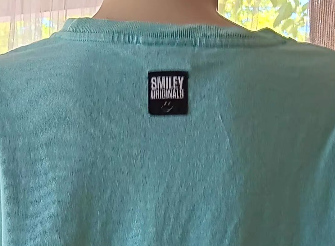Smiley Face Tee H&M/The Original Smiley Face Co. Mens XL Mint Green