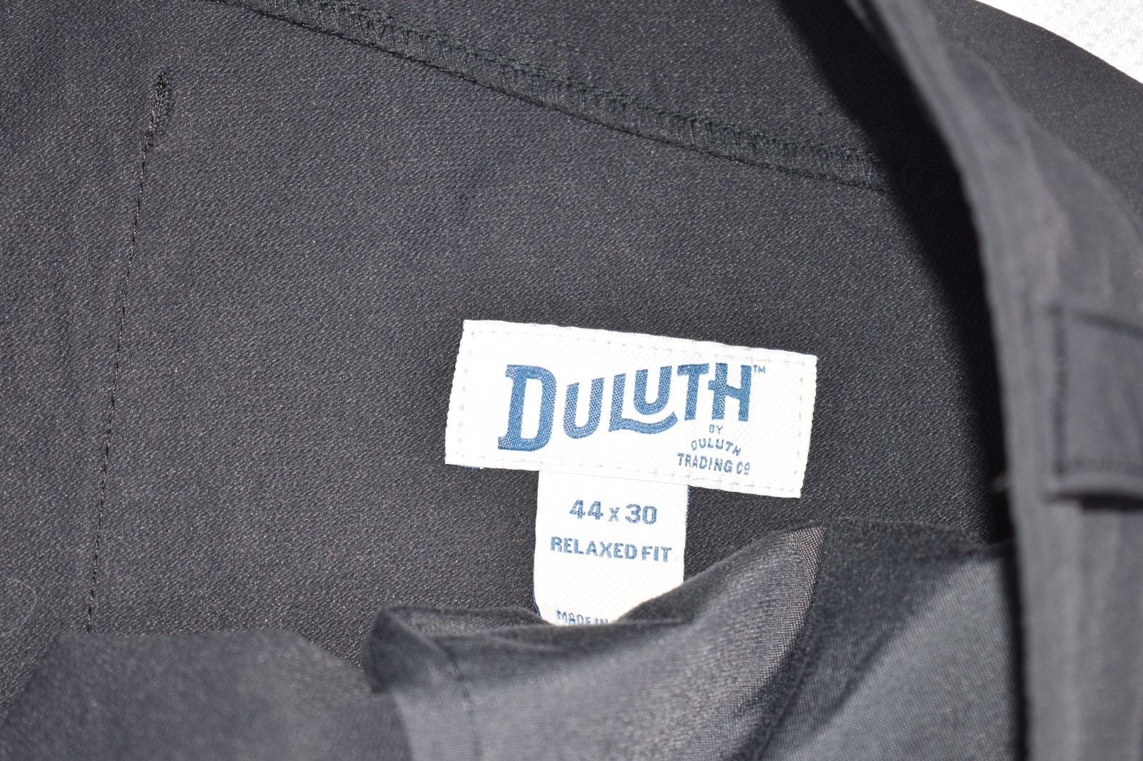 DULUTH FLEXPEDITION 44×30 Men’s Nylon Spandex Cargo Hiking Pants Black