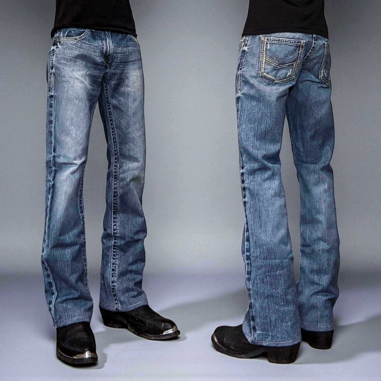 Bootcut faded light blue y2k vintage denim