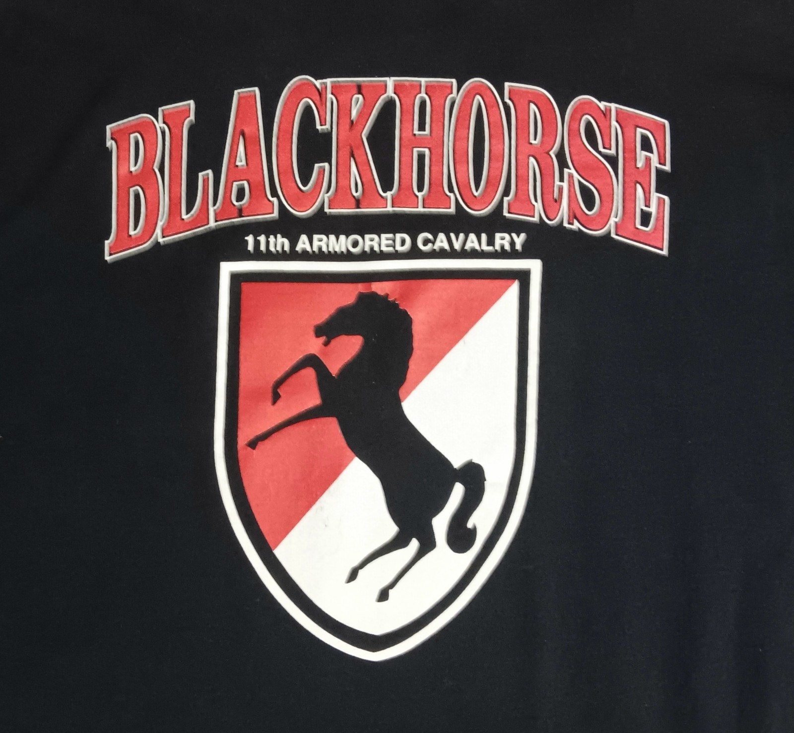 Vintage 11th Armored Cavalry US Army t-shirt POW MIA Never Forget Vietnam