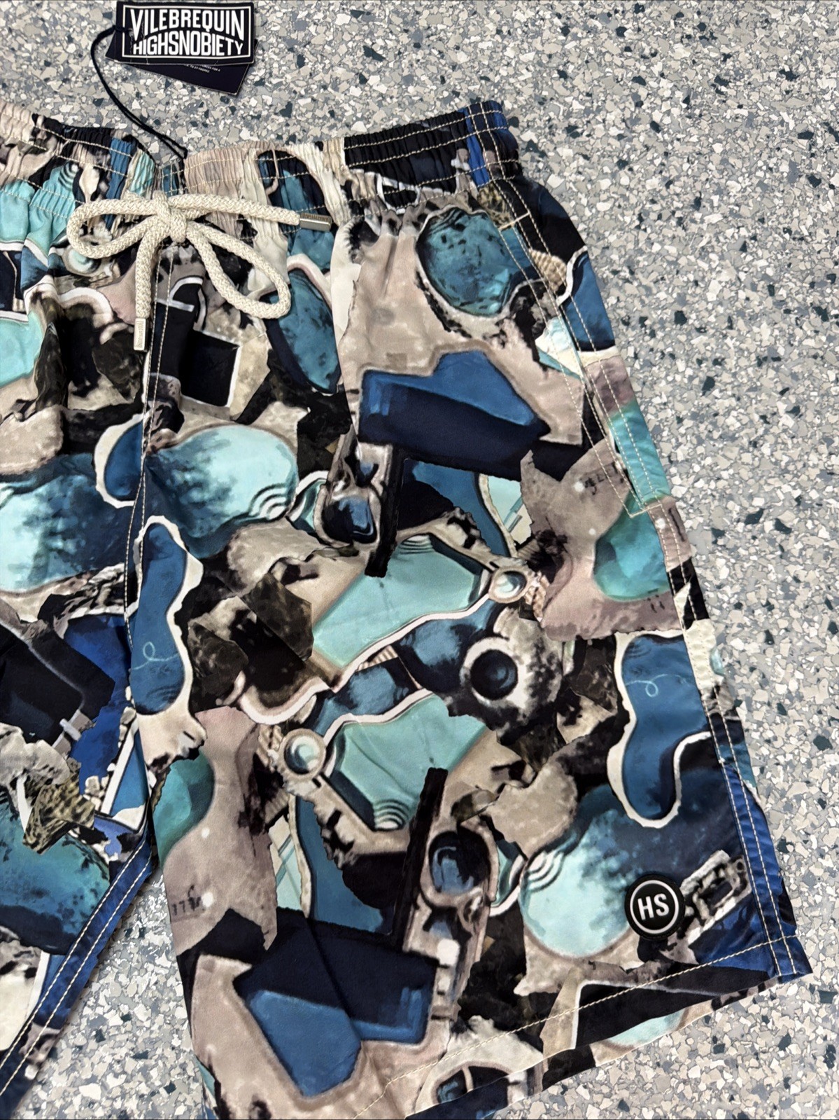 NWT 100% AUTHENTIC VILEBREQUIN Swim Trunks OKOA – XL – BLUE – MEN – EXTRA LARGE