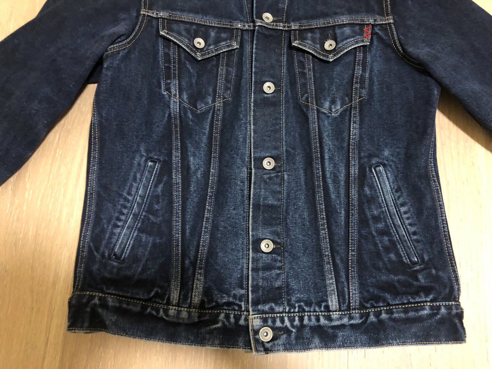 Iron Heart IH-526-142 14oz Indigo Selvedge Denim Jacket Size 40US