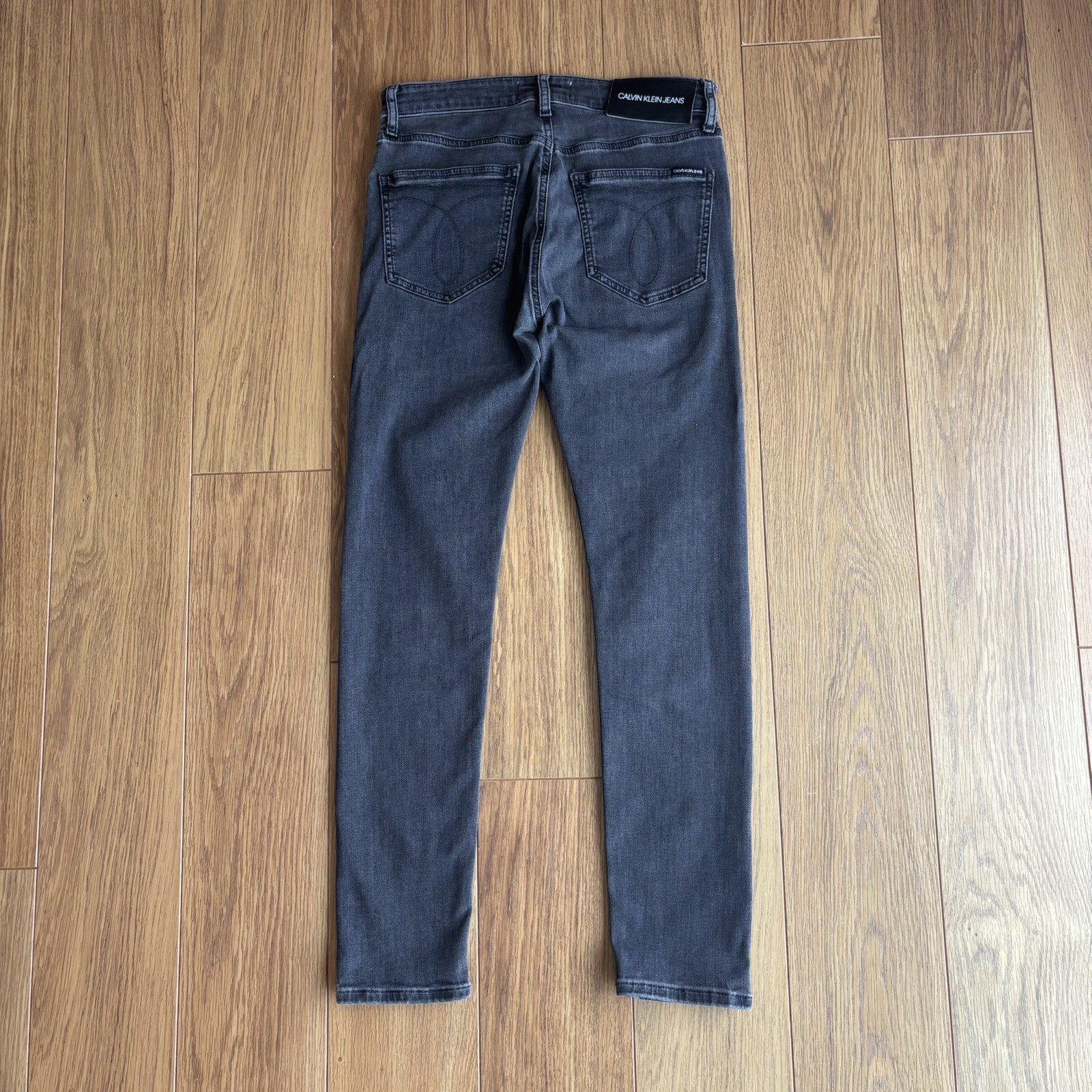 Calvin Klein Skinny Jeans Men’s W30 L30 Grey Wash Smart Casual Designer Classic