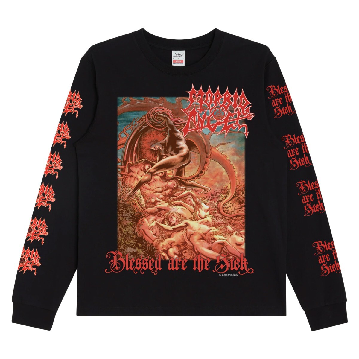Morbid Angel ‘Blessed Are The Sick’ Hi Res Print Black Long Sleeve T shirt – NEW