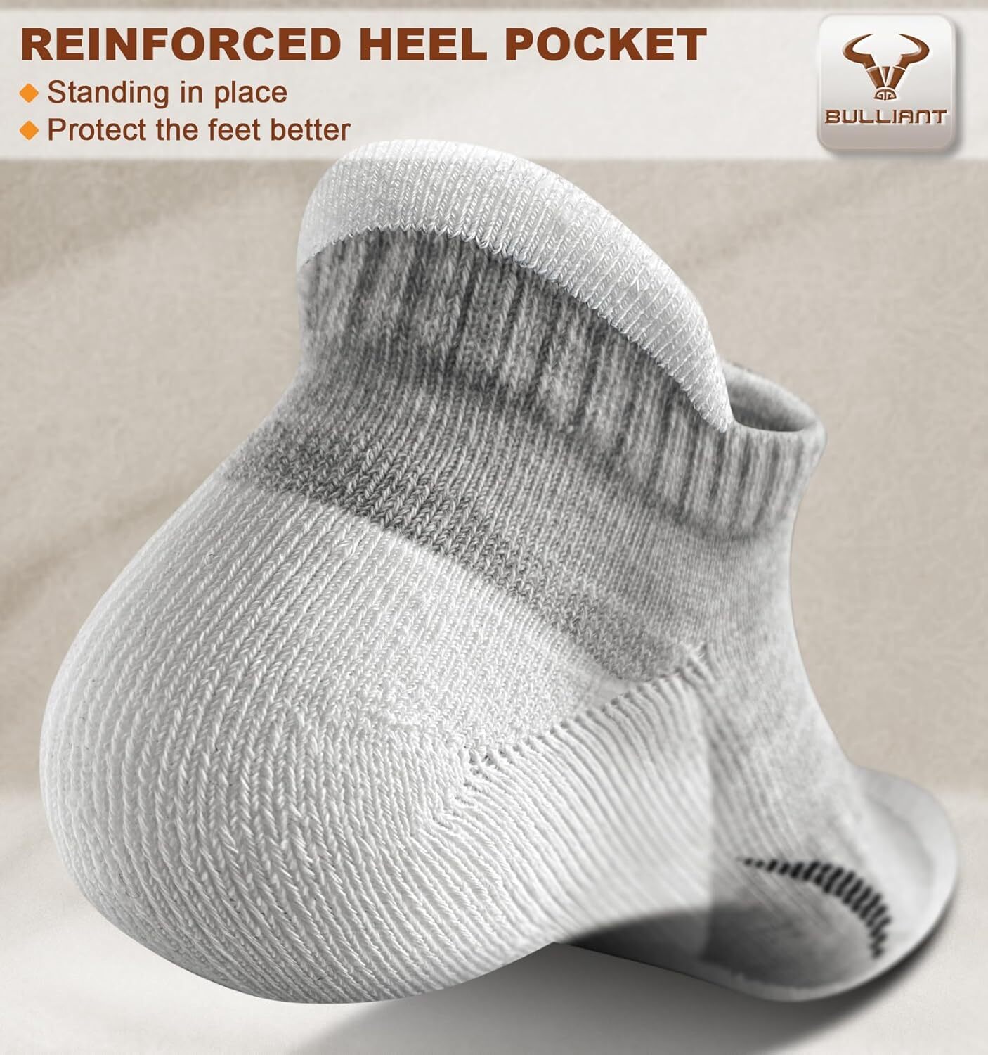 Men’s Athletic Running Ankle Socks Breathable Moisture Wicking Cushioned Arch