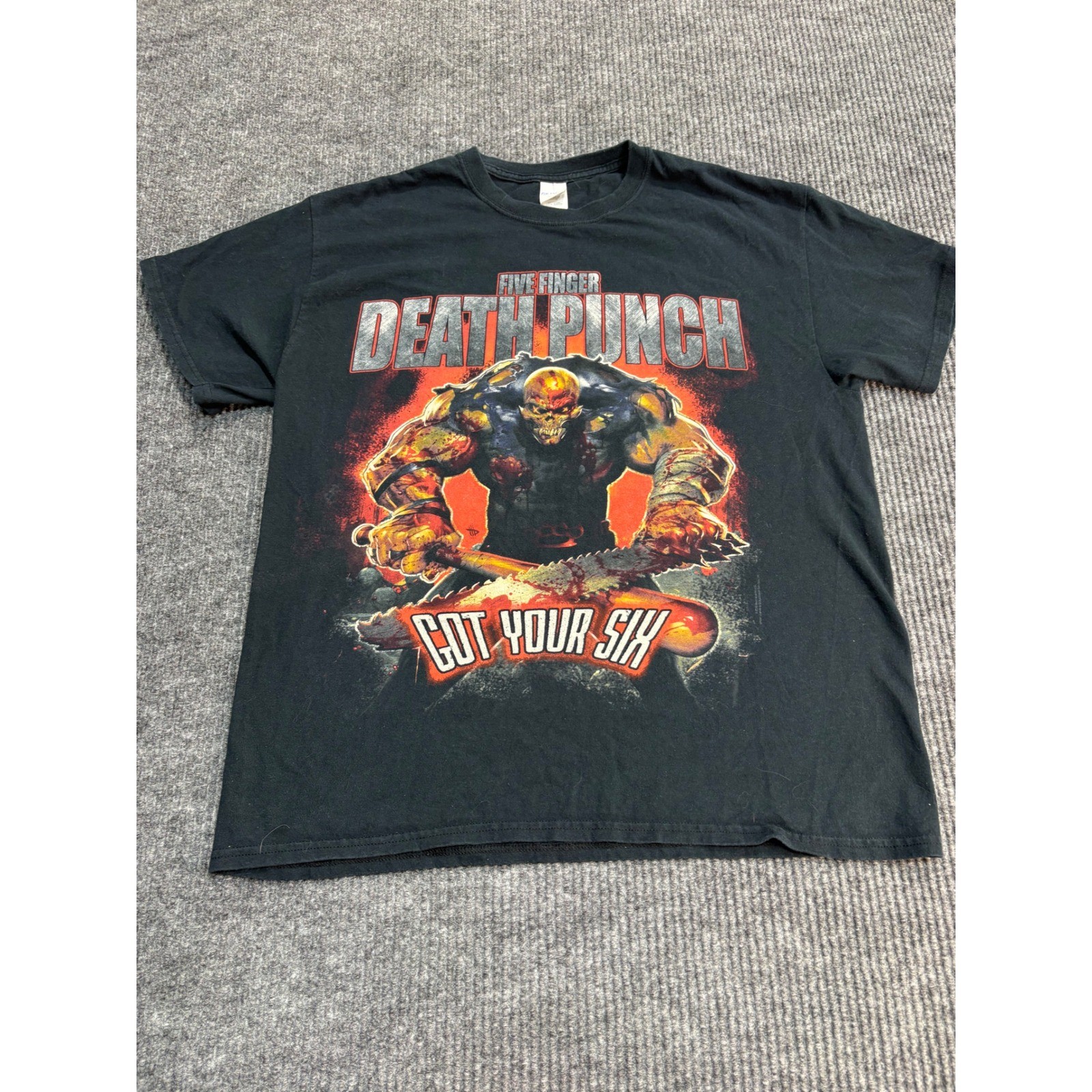 Five Finger Death Punch Got Your Six 2016 World Tour T-Shirt Mens Black XL Gilda