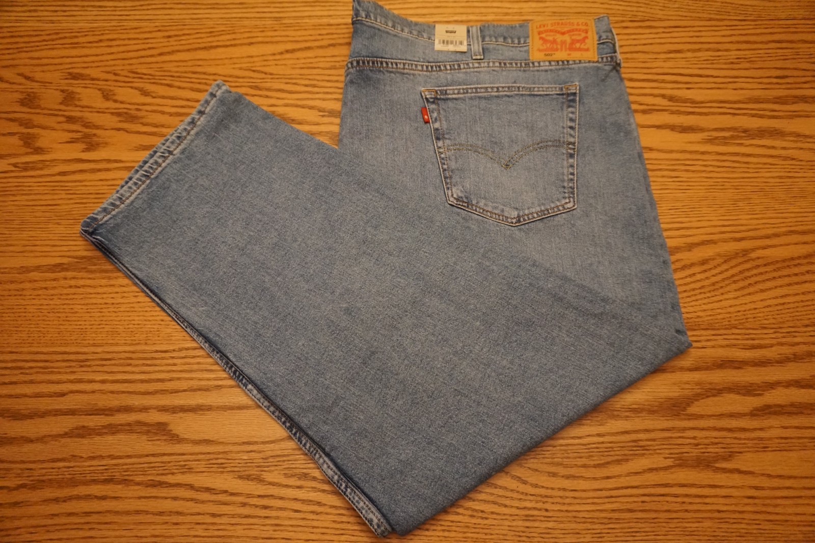NWT MENS LEVI JEANS 502 Multiple Sizes Big & Tall Taper Eco Ease Below Waist $69