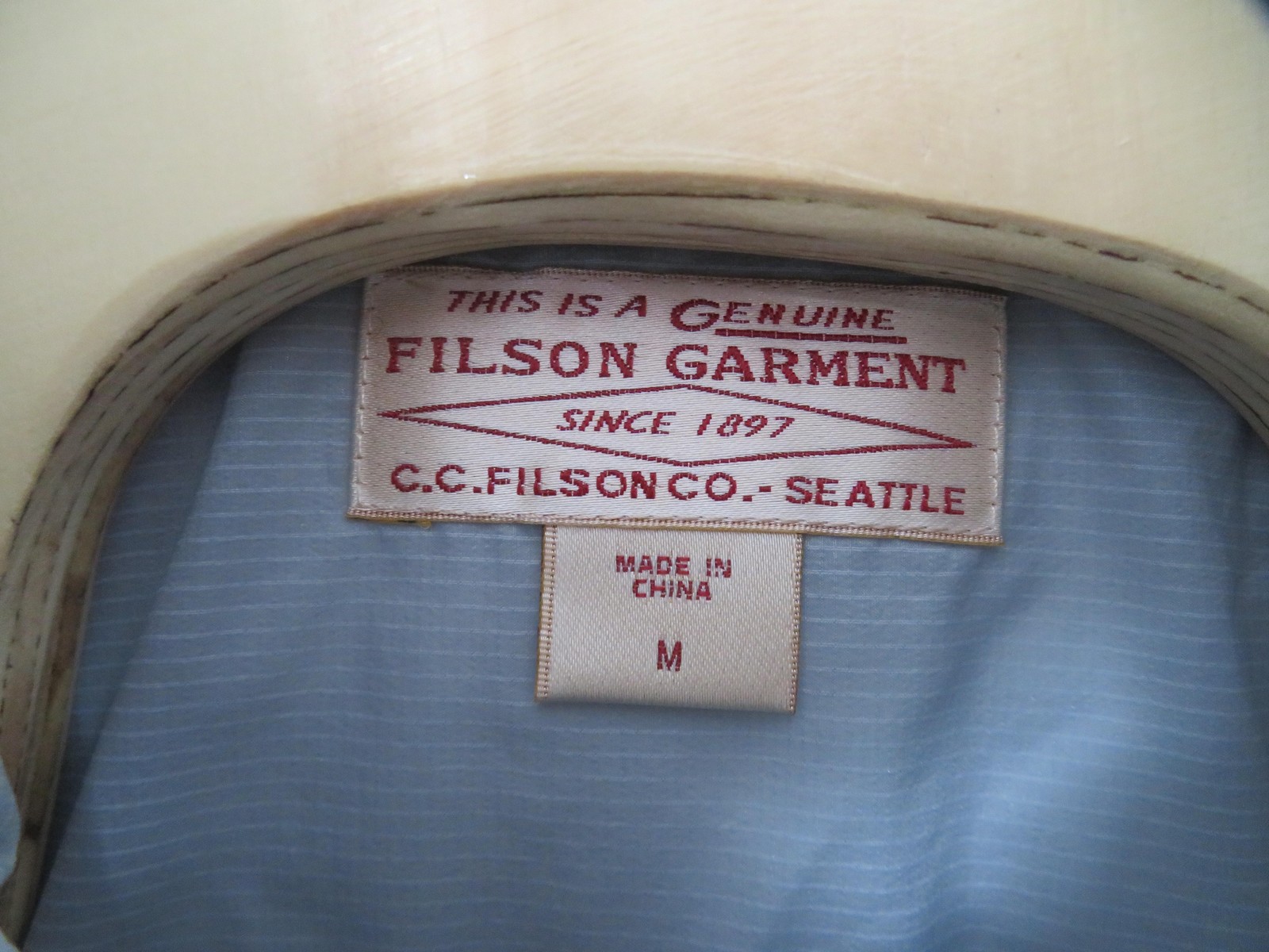 CC Filson Ultralight Featherweight Vest Mens Medium Gray PrimaLoft Quilted