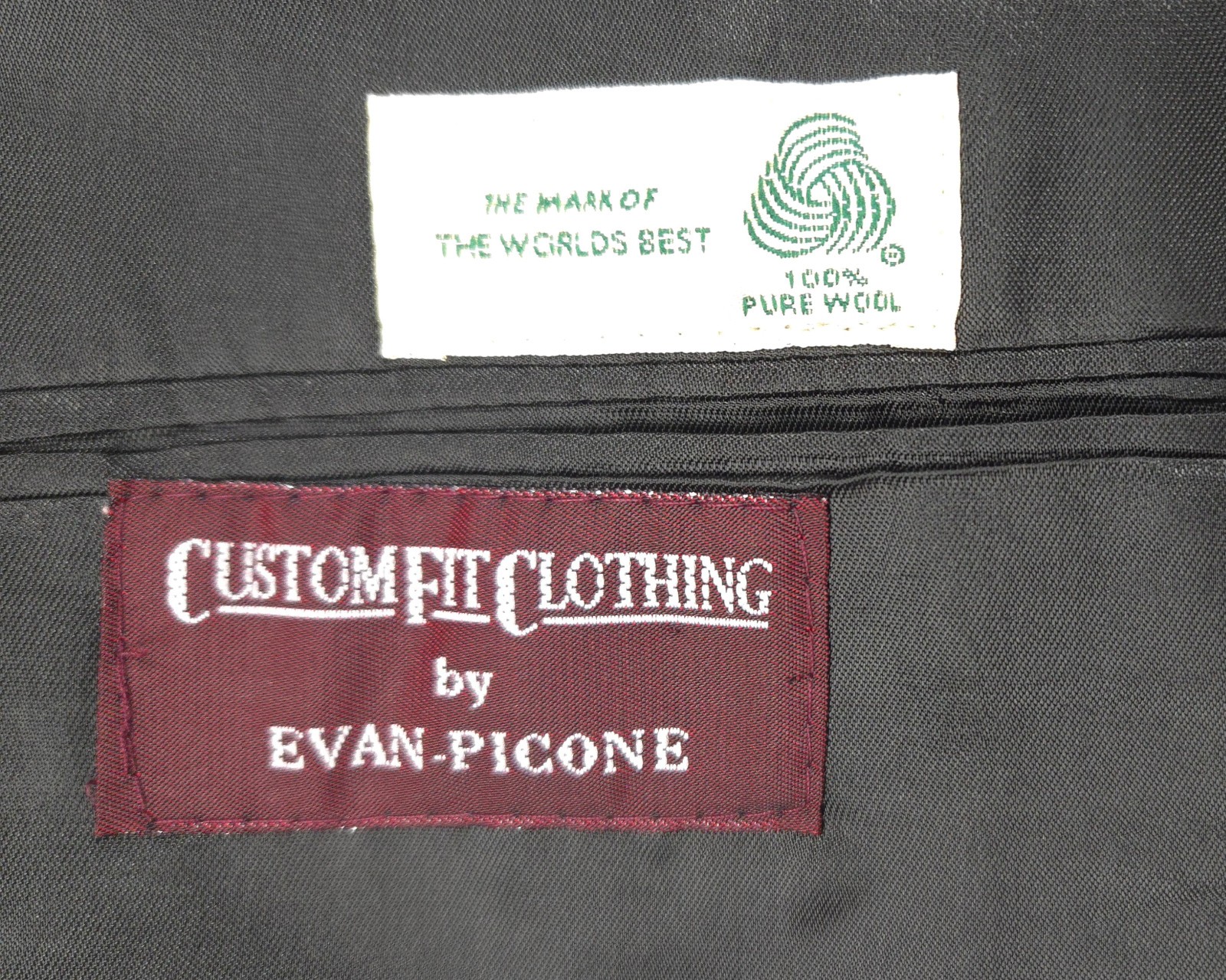 EVAN PICONE Custom Fit Suit 56L Big & Tall Gray Stripe made in USA 100% wool