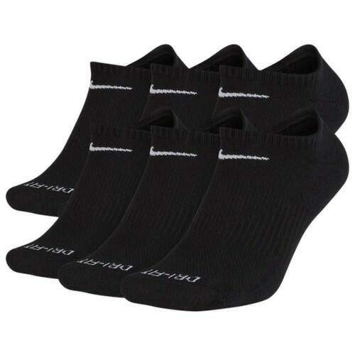 Nike Men’s Socks Everyday Plus Cushioned Athletic Training Dri-Fit No-Show Socks