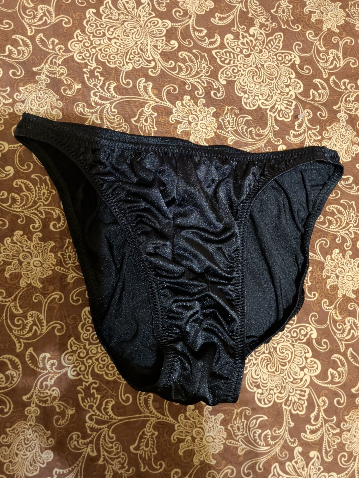 Vtg Andrea’s Cahling Men’s Posing Trunks Swim Brief Size XL
