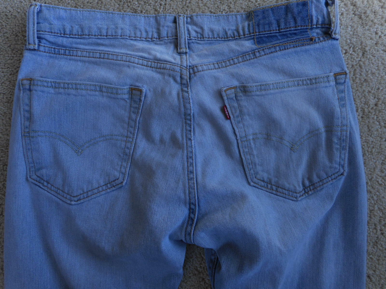 Faded Worn Levis 32×32 Mens Grunge WPL 423 Straight Leg :Unknown Model act.32×31