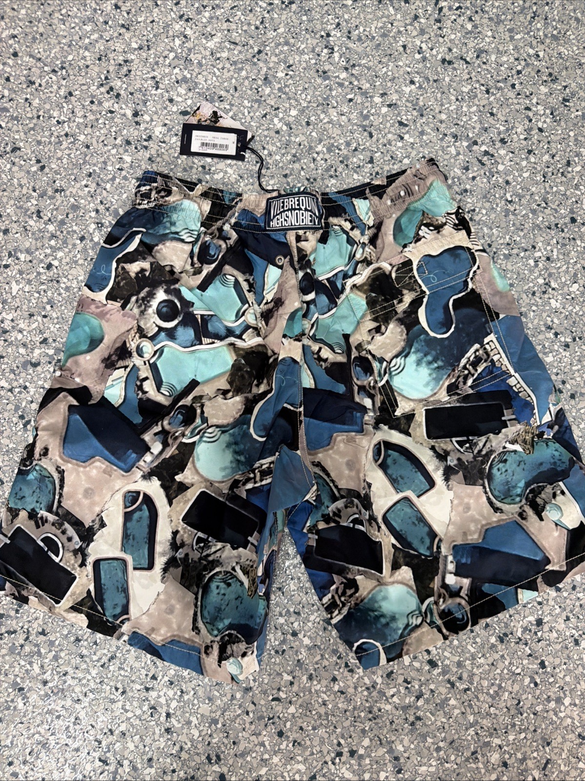 NWT 100% AUTHENTIC VILEBREQUIN Swim Trunks OKOA – XL – BLUE – MEN – EXTRA LARGE