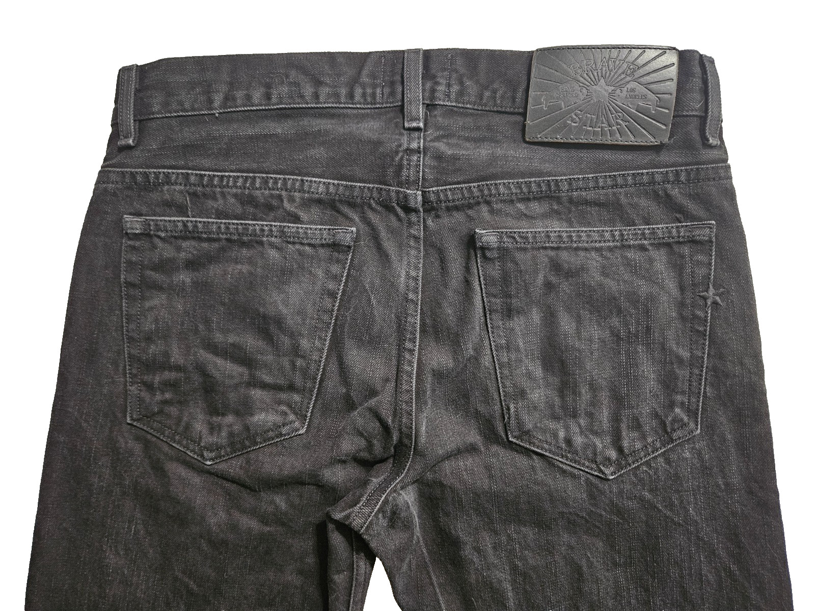 Brave Star Black Selvedge Denim – Made in USA – W32, L34