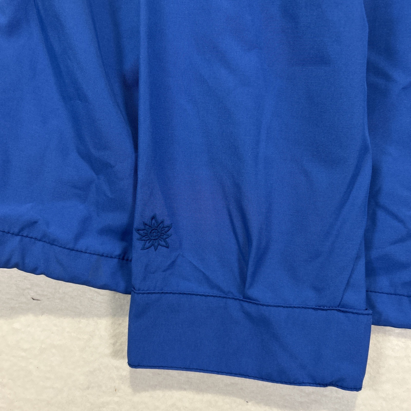Alpine Design Men’s 1962 Anorak Rain Jacket Pullover Blue Infusion Large Hood