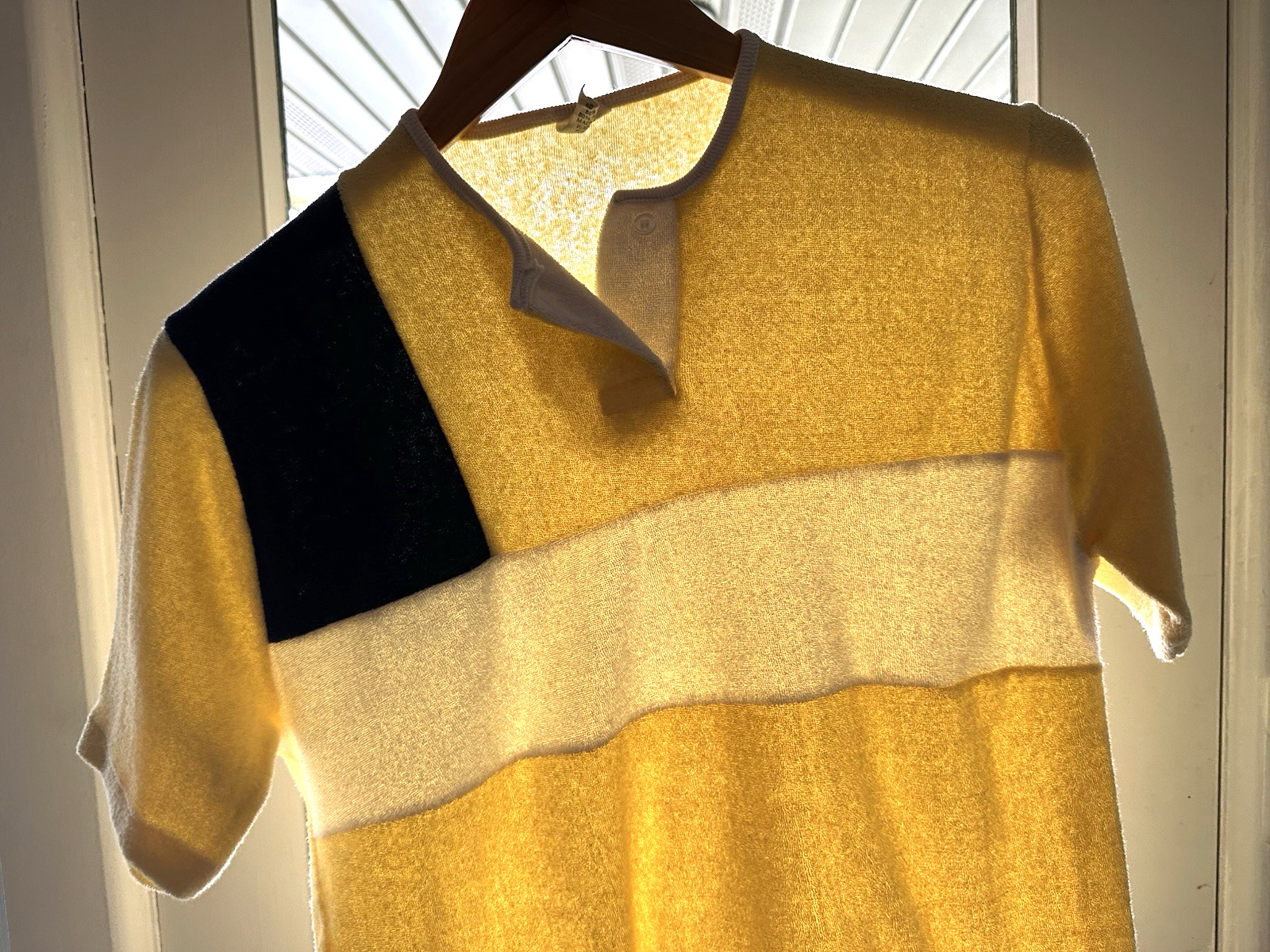 S/M Vtg 70s Terrycloth Striped Surf Skate Dogtown Single Stitch Boxy 50/50 Tee
